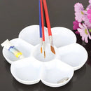 1pc Paint Tray Palette Watercolor Paint Tray 6.8 Inch Skill Art Plastic Tray Suitable For Students To Paint