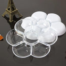 1pc Paint Tray Palette Watercolor Paint Tray 6.8 Inch Skill Art Plastic Tray Suitable For Students To Paint