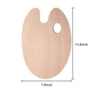 Wooden Paint Palette | 11.8X7.9inch | Artist Palette | Painting Palette | Oil Paint Palette | Wood Paint Palette, Art Pallet