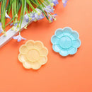 10pcs Children's Painting Art Pigment Plastic Plum Blossom Palette