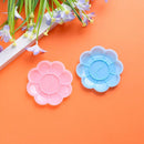 10pcs Children's Painting Art Pigment Plastic Plum Blossom Palette