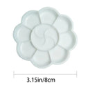 10pcs Children's Painting Art Pigment Plastic Plum Blossom Palette
