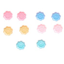 10pcs Children's Painting Art Pigment Plastic Plum Blossom Palette