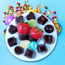 4pcs Children's Painting Supplies Round Palette 10 Hole Palette Plastic Paint Tray