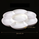 2pcs Plum Blossom Shaped Large Painting Palette Gouache Paint Watercolor Painting Palette Oil Painting Acrylic Chinese Painting