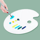 1pc Pigment Palette Plastic Color Palette Mini Watercolor Painting Palette Oil Painting Trays Painting Supplies Gifts For Kids