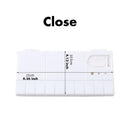 1pc Creative Art Palette Plastic New Small Watercolor Flip Paint Box Painting Tools Art Supplies | White