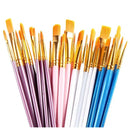 10pcs/set Oil Brush Of Different Sizes
