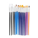 30pcs/set Artists Paint Brush Set Small & Large Round Tipped Art Painting Kit Craft