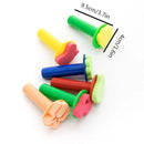 Children's Sponge Painting Brush Painting Tool Set DIY Pioneering EVA Seal Kind Of Kindergarten Card Paper Pigment Graff
