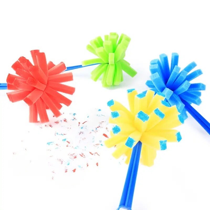 4pcs Graffiti Sponge Brush For Painting | Art Tools