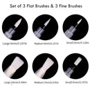 6 Pcs Water Color Brush Pencil Portable Paint Brush Soft Watercolor Brush Ink Pen For Painting Drawing Art Supplies