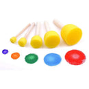5pcs/Set Painting Sponge Brush Wooden Handle Foam Brush Furniture Art Crafts Painting Tool Supplies Painting Stippler Set DIY Painting Tools
