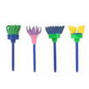 4pcs/set Painting Tools Drawaing Toys Flower Stamp Sponge Brush Set Art Supplies For Kids