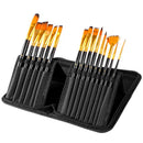 1set Painting Tools Oil Brushes Sponge Oil Painting Knife Colors Palette