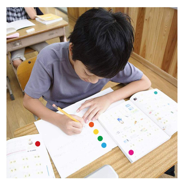 1050 Units | Color Coding Labels Circle Dot Stickers | Colorful Coding Sticker