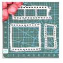 Retro Movie Square Cutting Dies | Card Background Frame