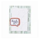 Banner And Thoughts Clear Stamps Cutting Dies DIY Scrapbooking Silicone Stamps Metal Dies