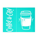 Self-adhesive Template for Screen Printing | Coffee Wreath Pattern