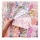 63 Units | Set Acrylic Keychain Blanks Clear Acrylic Gradient Disc Heart Embellishments Blanks
