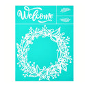 Self-adhesive Template for Screen Printing | Coffee Wreath Pattern