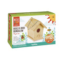 Toysmith Beetle & Bee Build a Bird Bungalow | Outdoor Birdhouse Kit for Kids Crafts