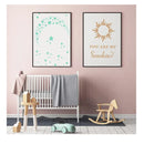 12 Piece Moon And Star Stencils | Reusable Plastic Stencils