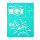 Self-adhesive Template for Screen Printing | Coffee Wreath Pattern