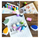 40 Pack Sponge Finger Brushes with Storage Case