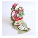 Flower Basket Background Cutting Dies Cutting Stencils Card Paper Craft DIY Stencil