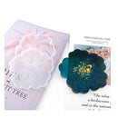1 Piece Flower Petal Resin Mirror Coaster Mold