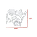 Marine Life Starfish Shell Metal Dies