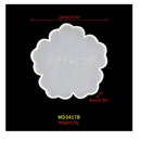 1 Piece Flower Petal Resin Mirror Coaster Mold