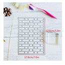 Metal Cutting Dies | Square Background Plate Metal Cutting Mold For DIY Paper Card