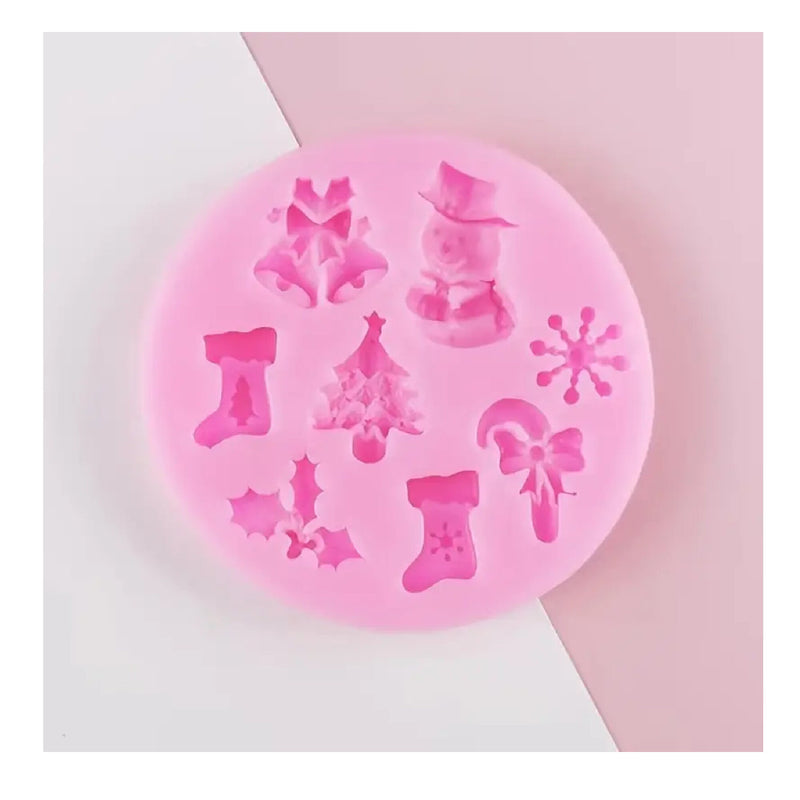 1 Piece Christmas Theme Snowflake Silicone Mold For Decoration