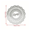 Circular Ribbon Frame | Metal Dies | Circular Ribbon Frame | Cutting Dies