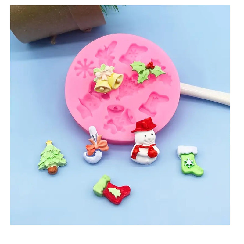 1 Piece Christmas Theme Snowflake Silicone Mold For Decoration