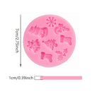 1 Piece Christmas Theme Snowflake Silicone Mold For Decoration
