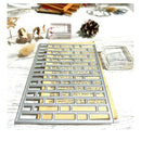 Metal Cutting Dies | Square Background Plate Metal Cutting Mold For DIY Paper Card