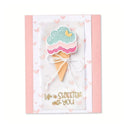 Ice Cream Stamp And Cutting Die Set For Decoration