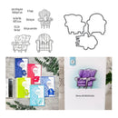 Sleeping Cat and Dog Relaxing Theme Metal Cutting Dies with Clear Stamp Set