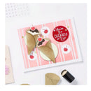 Ice Cream Stamp And Cutting Die Set For Decoration