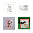 Nice Set Of Stamps And Cutting Dies For Fortune Cookies For Decoration
