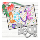 Creative Love Metal Cutting Dies Die Cut Mold For Crafts