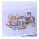 Nice Set Of Stamps And Cutting Dies For Fortune Cookies For Decoration