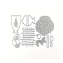 Ice Cream Stamp And Cutting Die Set For Decoration