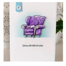 Sleeping Cat and Dog Relaxing Theme Metal Cutting Dies with Clear Stamp Set