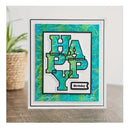 Happy Gold Cutting Dies | Embossing Dies For Bookmark Album Card