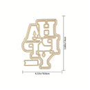 Happy Gold Cutting Dies | Embossing Dies For Bookmark Album Card