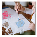 9 Flower Stencils For Painting On Wood | Reusable Butterfly Stencil | Floral Rose Template | Border Templates For Painting On Canvas